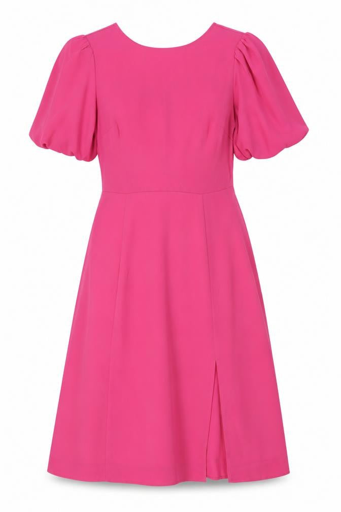Warehouse Women’s Pink Fit & Flare Midi Dress Size 10