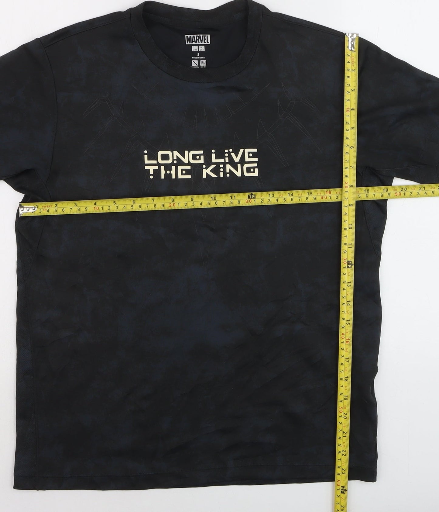Marvel Boys Black Panther Black Short Sleeve Crew Neck T-Shirt Size S