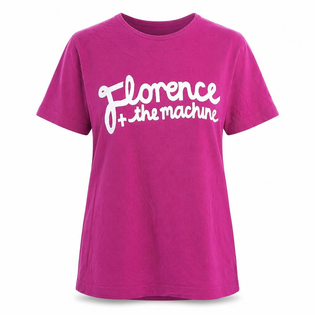 Kustom Kit Womens Pink Florence + The Machine Tour T-Shirt Size 8