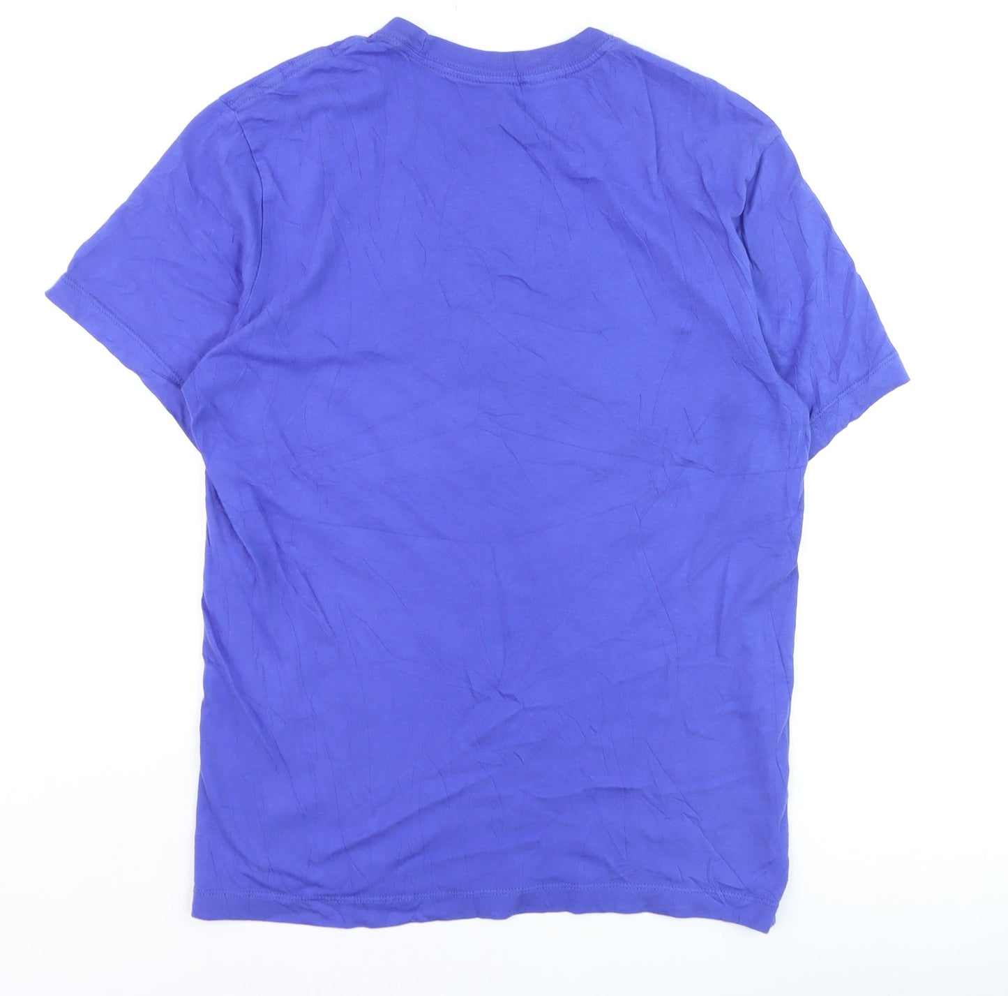 Nike Men's Blue Beach Graphic Print T-Shirt Size M