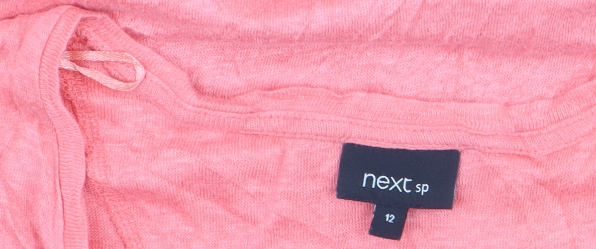Next Women's Pink Basic Cotton T-Shirt Size 12