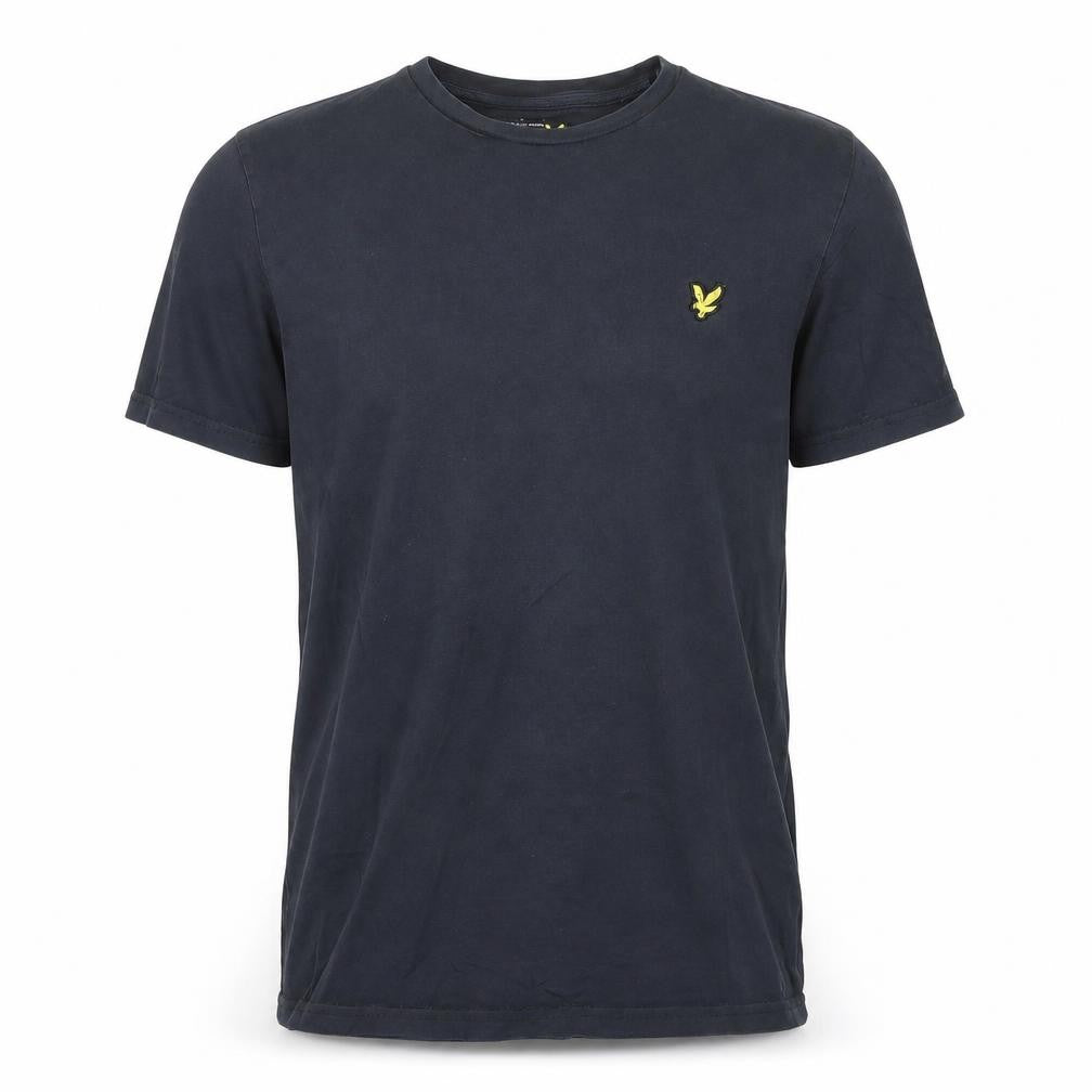 Lyle & Scott Mens Black Cotton Polo Shirt L Short Sleeve Classic Fit