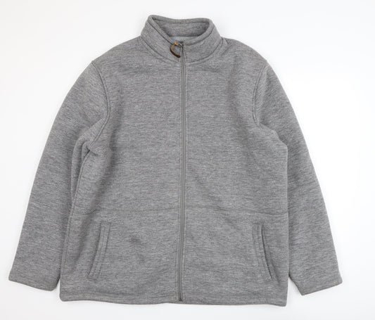 Ozark Trail Mens Grey Fleece Full Zip Sweatshirt XXL