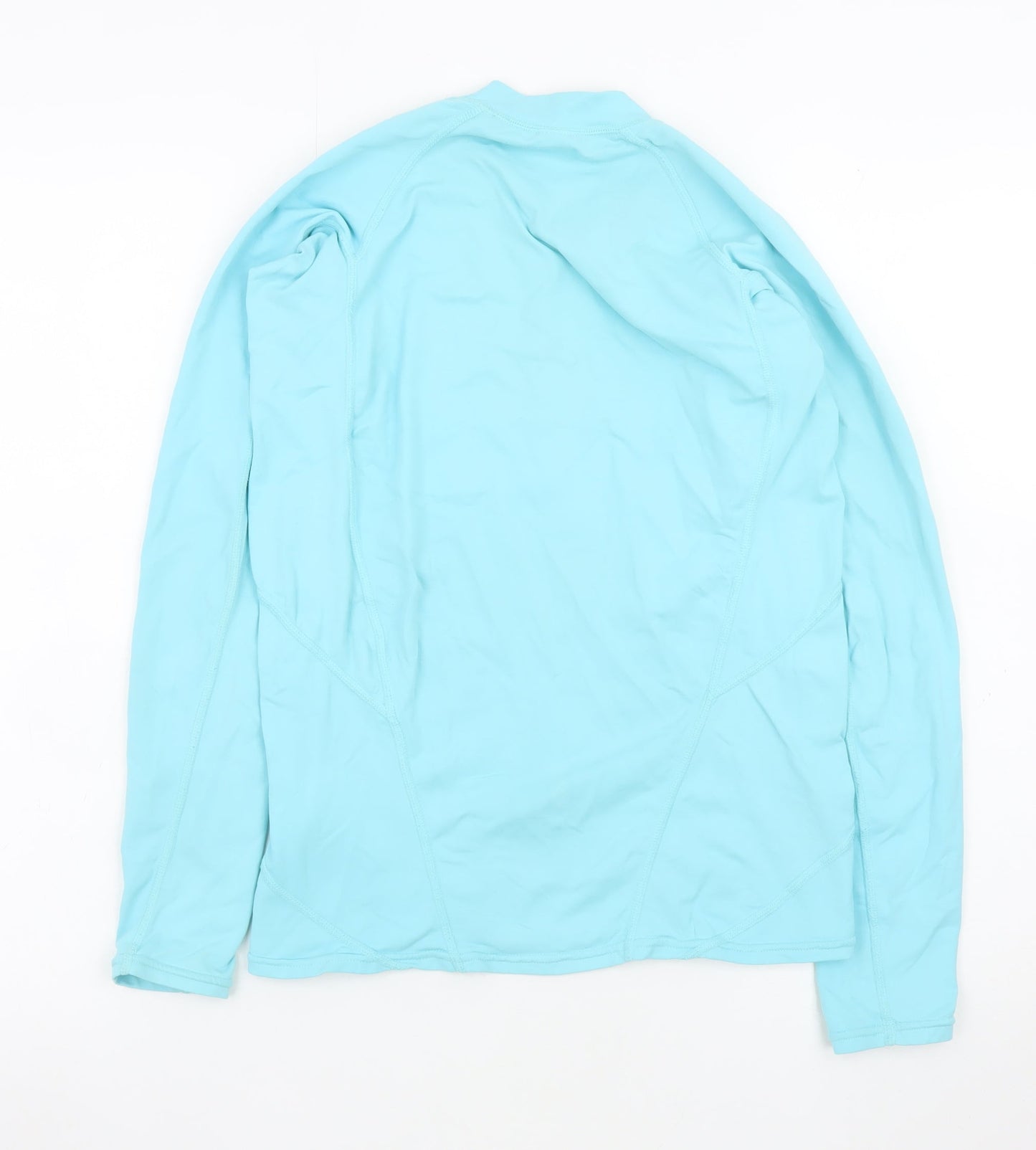 Oxylane Women's Blue Long Sleeve Quick Dry Sports T-Shirt Size 12