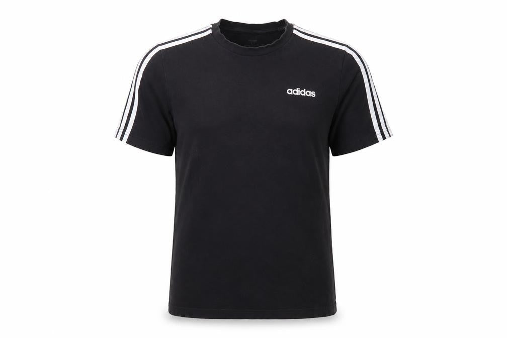 Adidas Men's Black Cotton Crew Neck Short Sleeve T-Shirt M