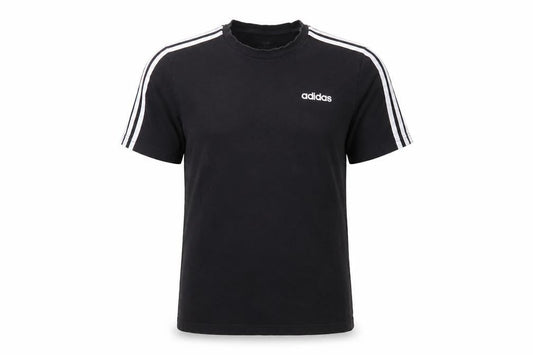Adidas Men's Black Cotton Crew Neck Short Sleeve T-Shirt M
