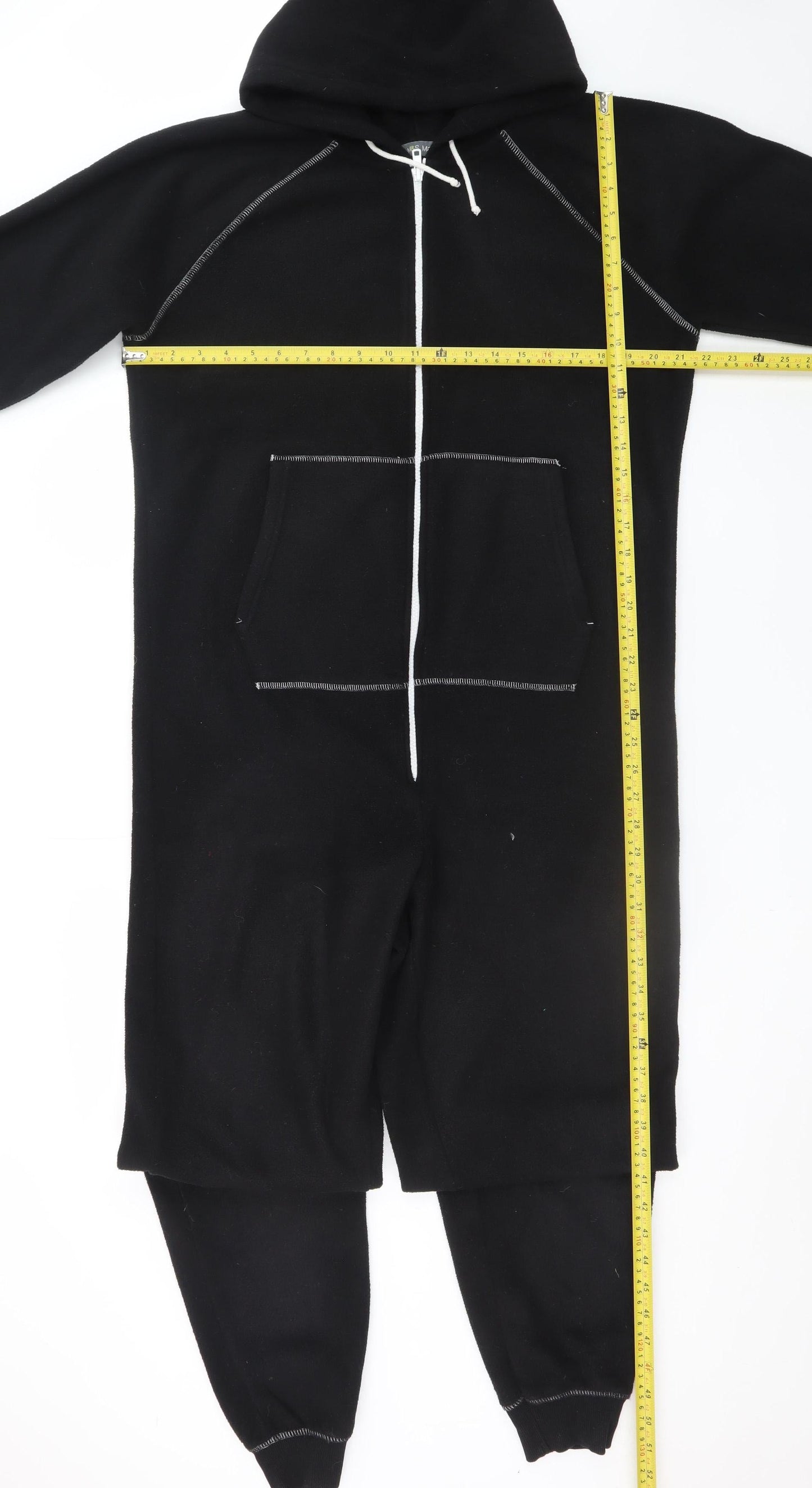Marks and Spencer Men’s Black Fleece Hooded One Piece Medium