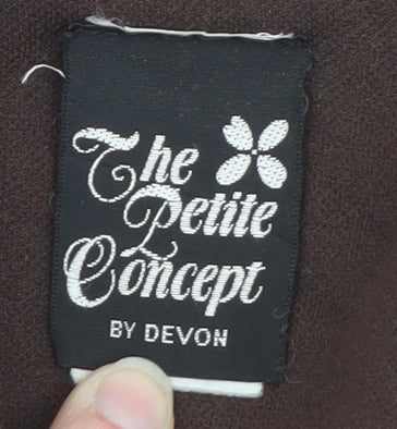 The Petite Concept by Devon Women's Brown Size 8 Single-Breasted Blazer