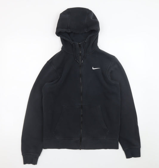 Nike Men's Black Full Zip Hoodie S Regular Fit Fleece