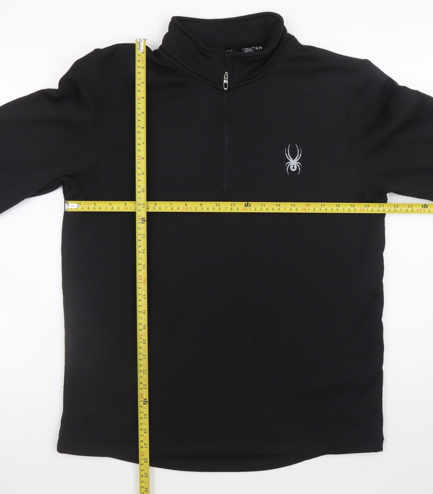 Spyder Men's Black Large 1/2 Zip Athletic Pullover Sweatshirt