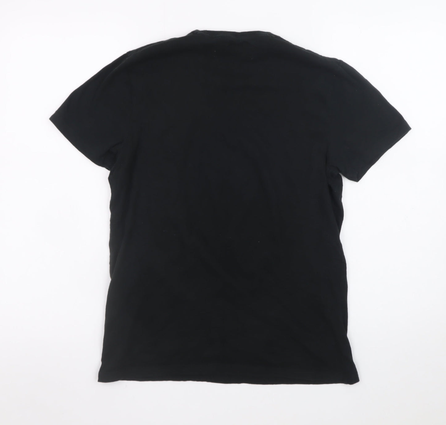 Abercrombie & Fitch Men's Black XS Crew Neck Cotton T-Shirt