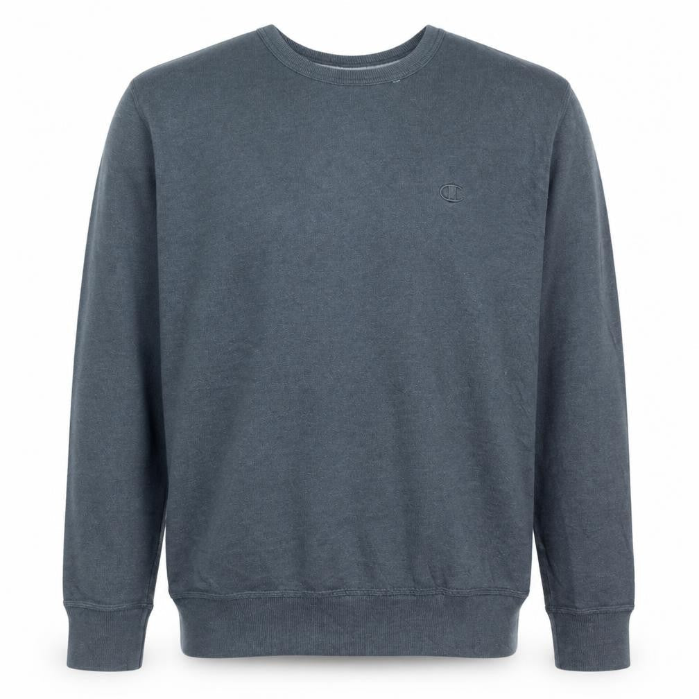 Champion Men's Grey Crew Neck Pullover Sweatshirt Size M