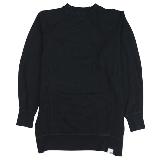 Adidas Womens Black Long Sleeve Pullover Sweatshirt Size 10