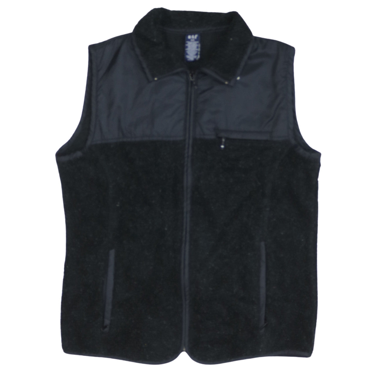 GAP Women's Black Fleece Bodywarmer Waistcoat Size S