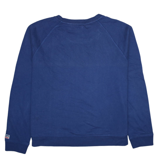 Levi's Men's Blue XL Crew Neck Logo Pullover Sweatshirt
