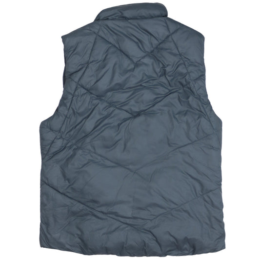 Gap Men's Grey Puffer Waistcoat M Regular Fit Lightweight