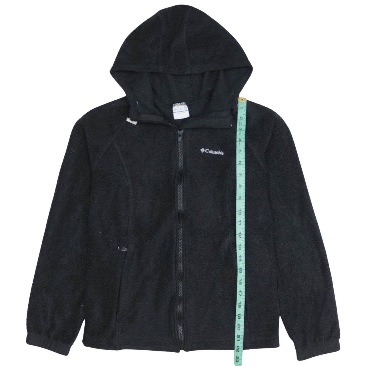 Columbia Womens Black Fleece Hooded Full Zip Jacket Size M