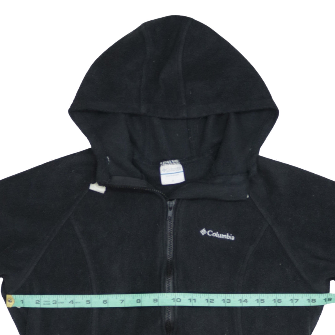 Columbia Womens Black Fleece Hooded Full Zip Jacket Size M