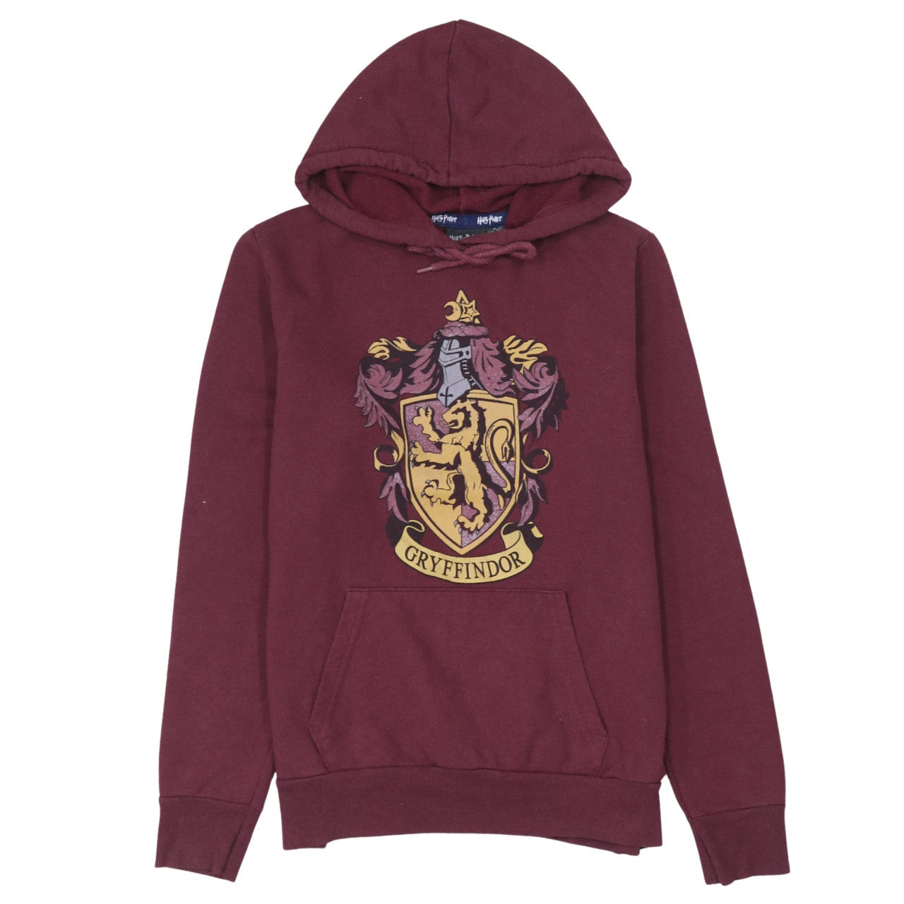 Harry Potter Gryffindor Burgundy Hoodie Women's UK 10/12 Pullover