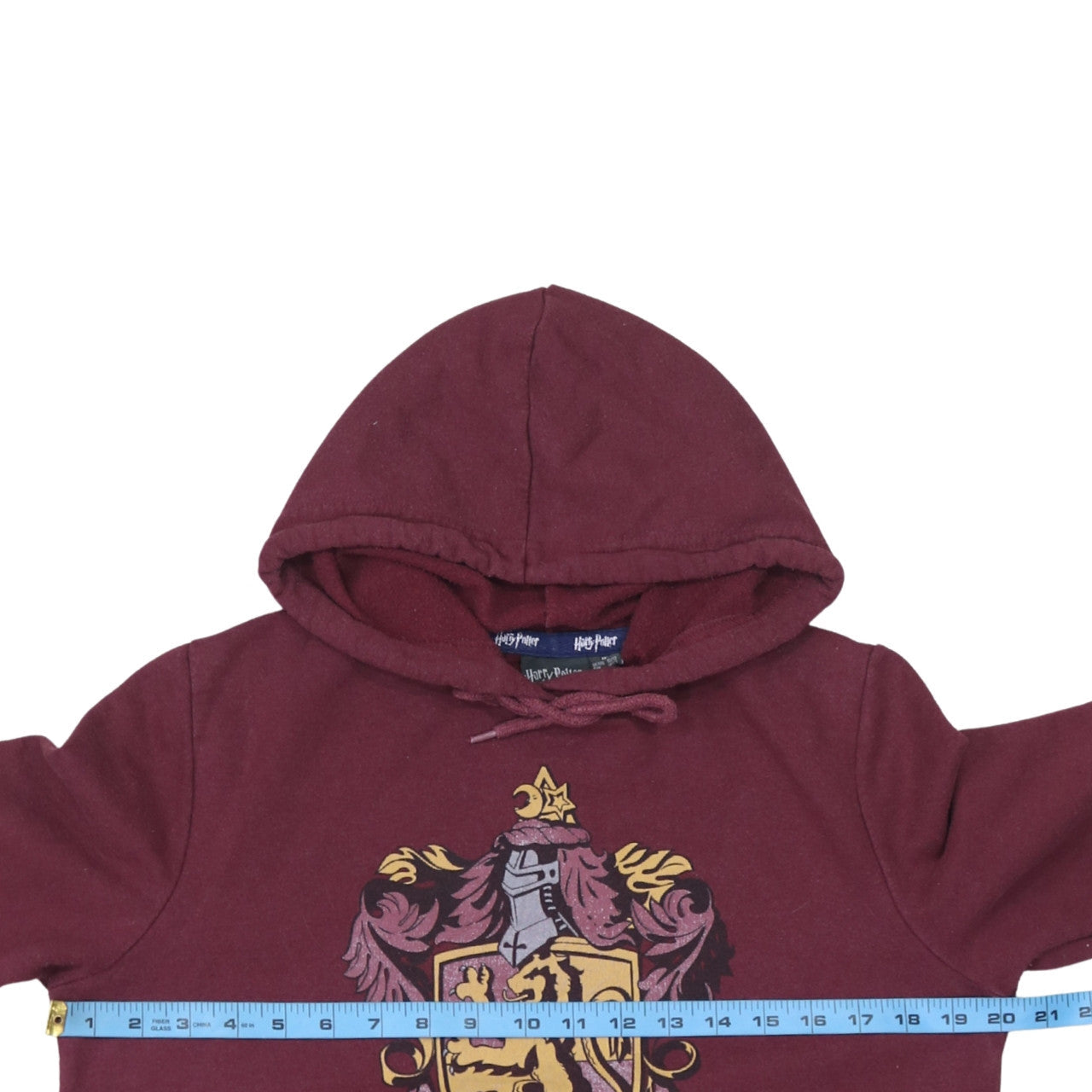 Harry Potter Gryffindor Burgundy Hoodie Women's UK 10/12 Pullover