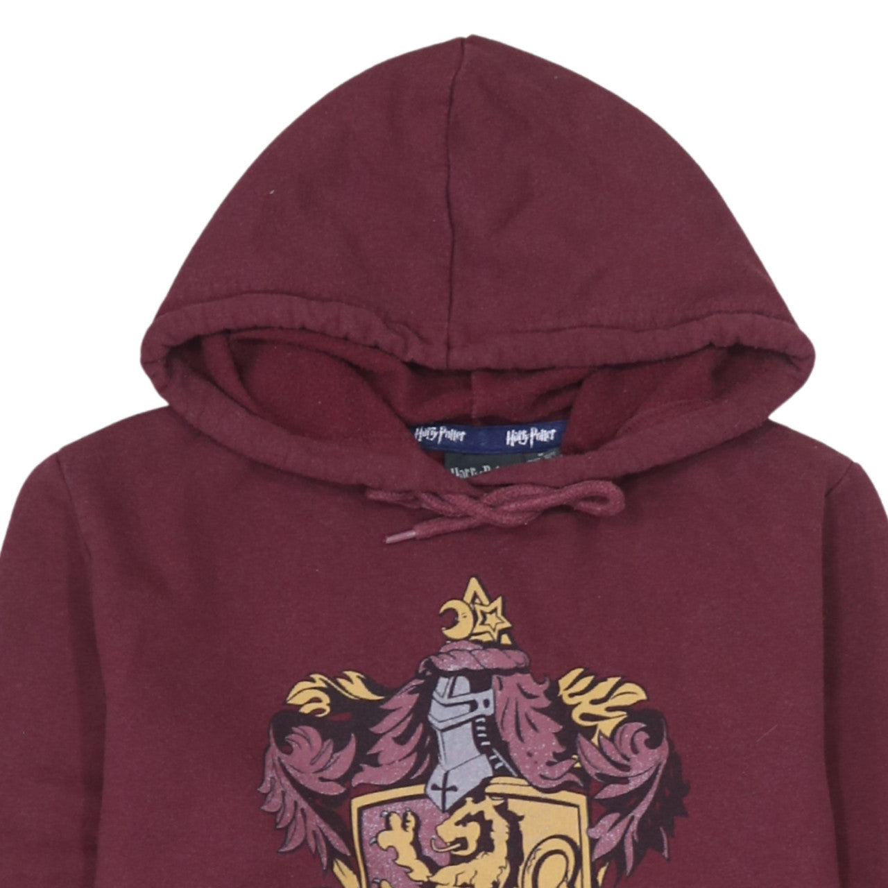 Harry Potter Gryffindor Burgundy Hoodie Women's UK 10/12 Pullover
