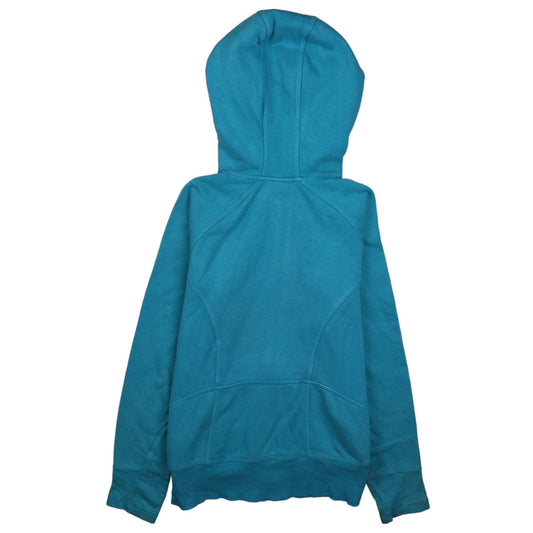Reebok Women's Blue Full Zip Hoodie Size S Cotton Blend Activewear