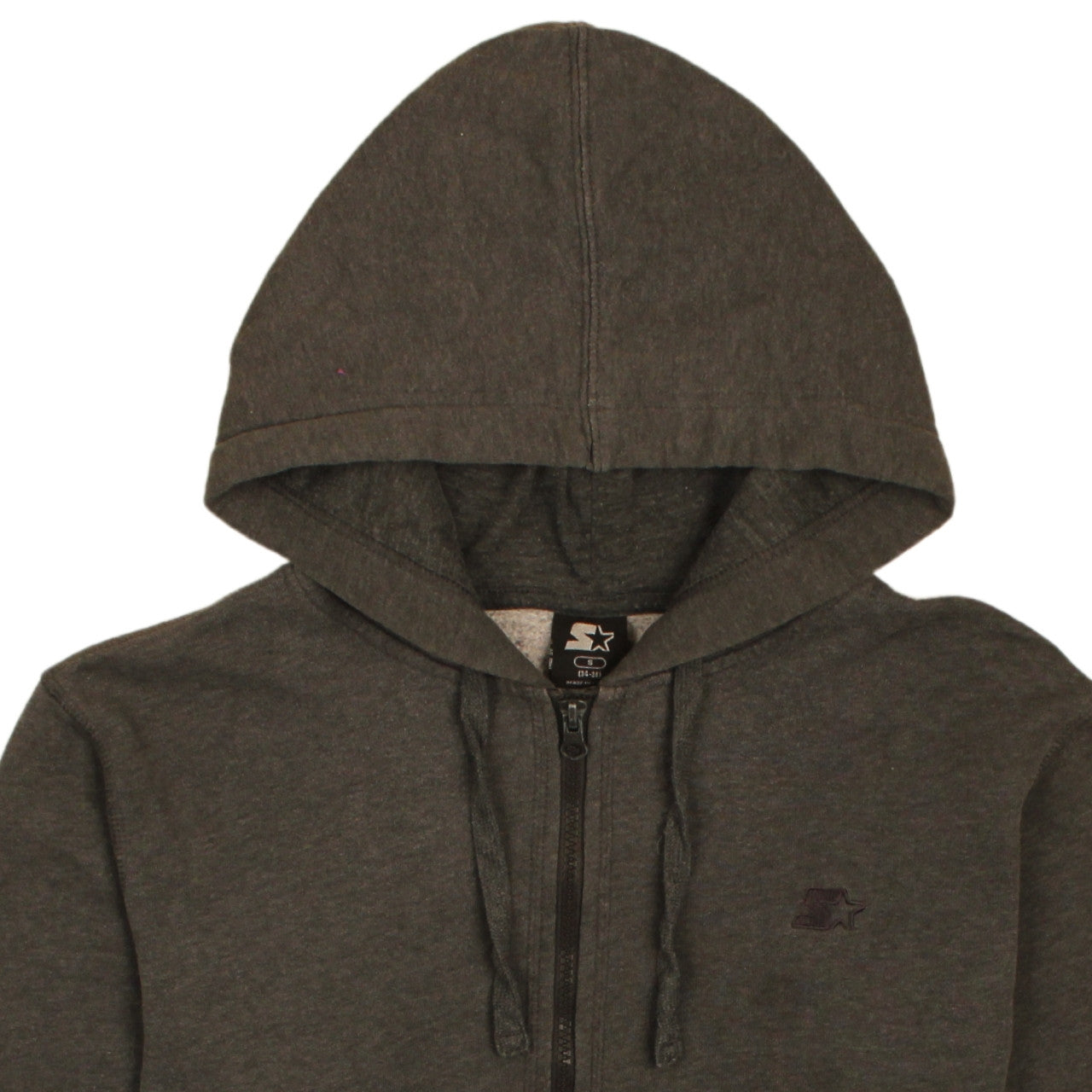 Starter Women’s Grey Full Zip Hoodie Size S Classic Casual