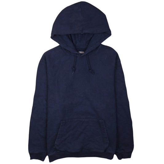 GAP Men's Blue Pullover Hoodie Medium Fleece Sweatshirt