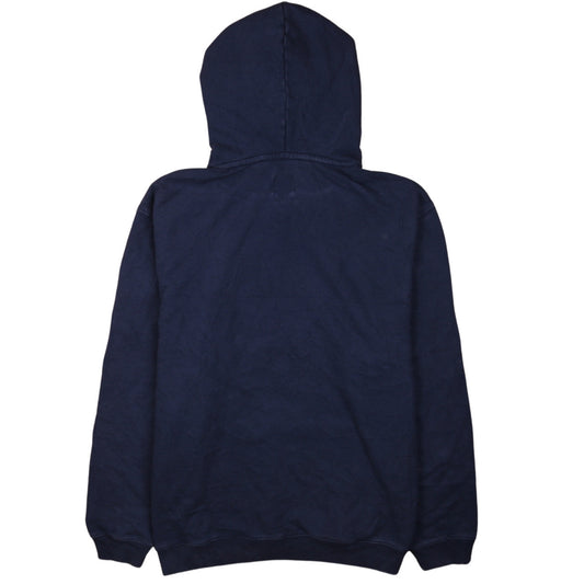 GAP Men's Blue Pullover Hoodie Medium Fleece Sweatshirt