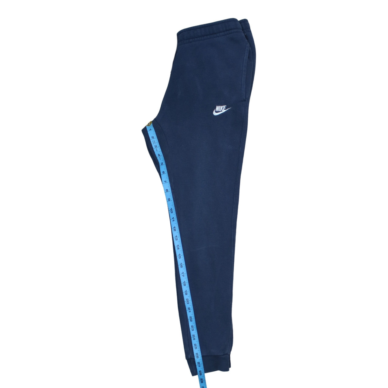 Nike Men's Blue Fleece Jogger Sweatpants Size S Drawstring Tapered Fit