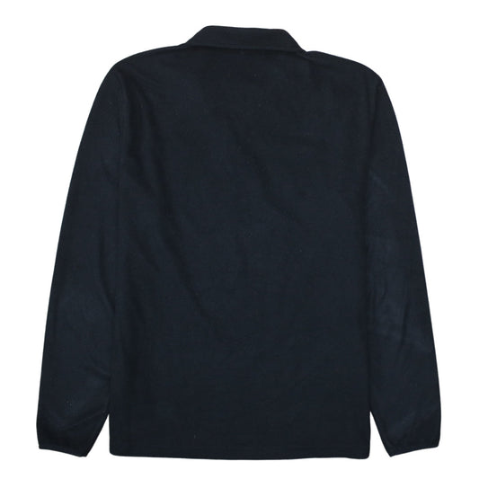 Champion Men’s Black Yellow 1/2 Zip Sweatshirt Fleece L