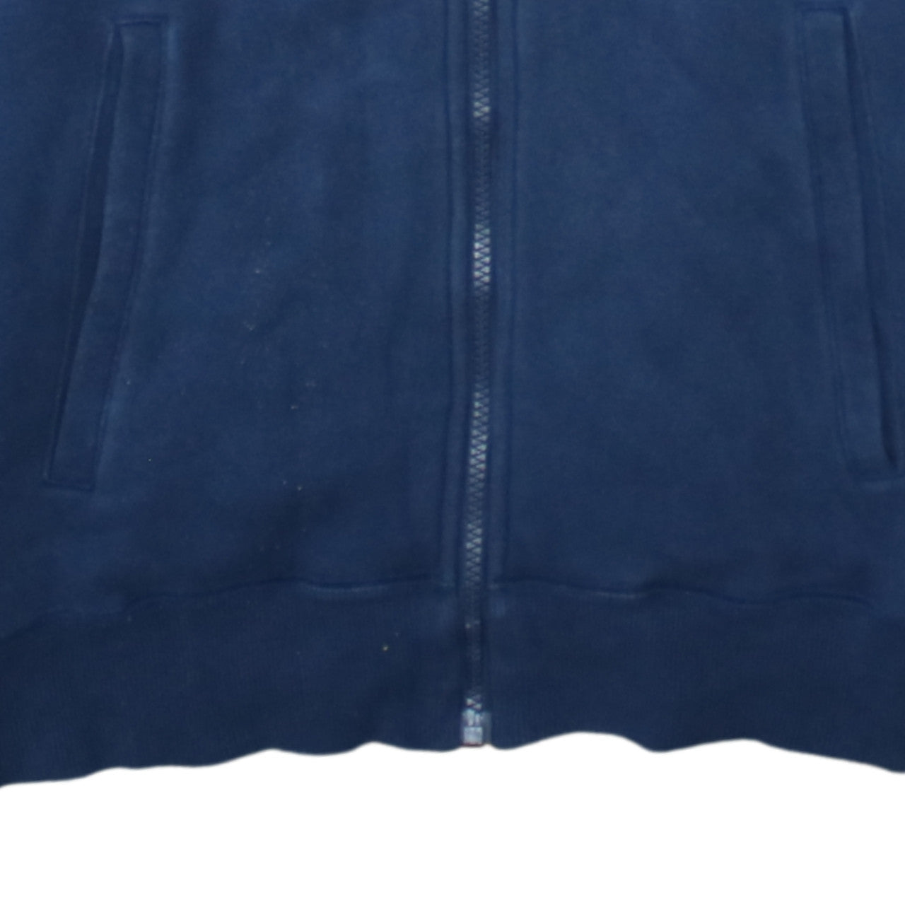 Adidas Men’s Blue Sport Essentials Full Zip Hoodie Size S