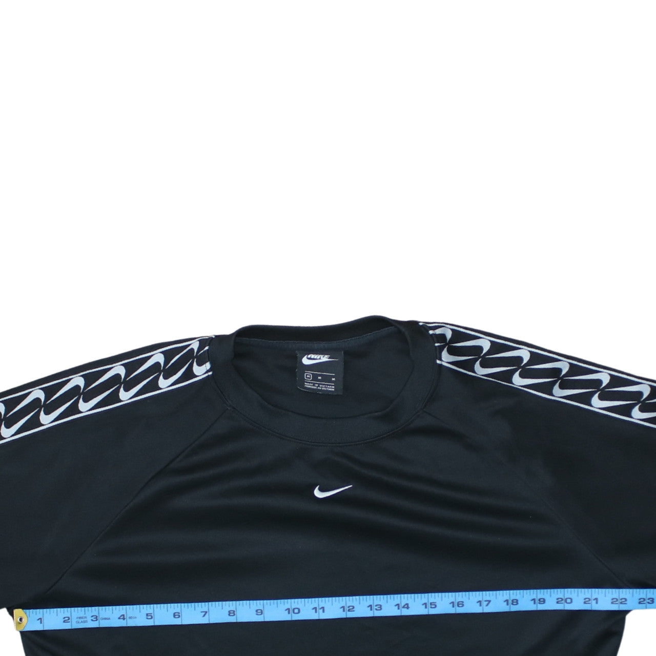 Nike Men's Black Crew Neck Logo Pullover Sweatshirt Size M