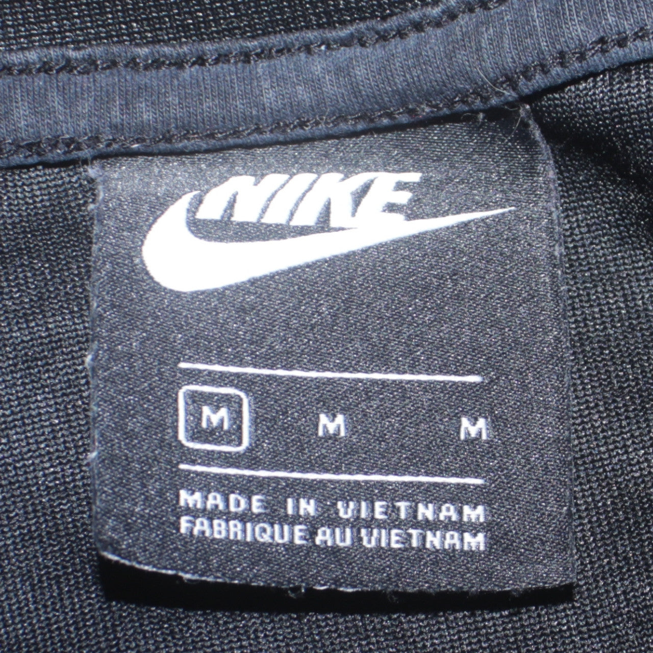 Nike Men's Black Crew Neck Logo Pullover Sweatshirt Size M