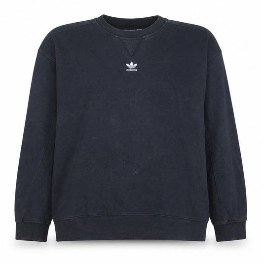 adidas Women's Black Crew Neck Pullover Sweatshirt Size 18