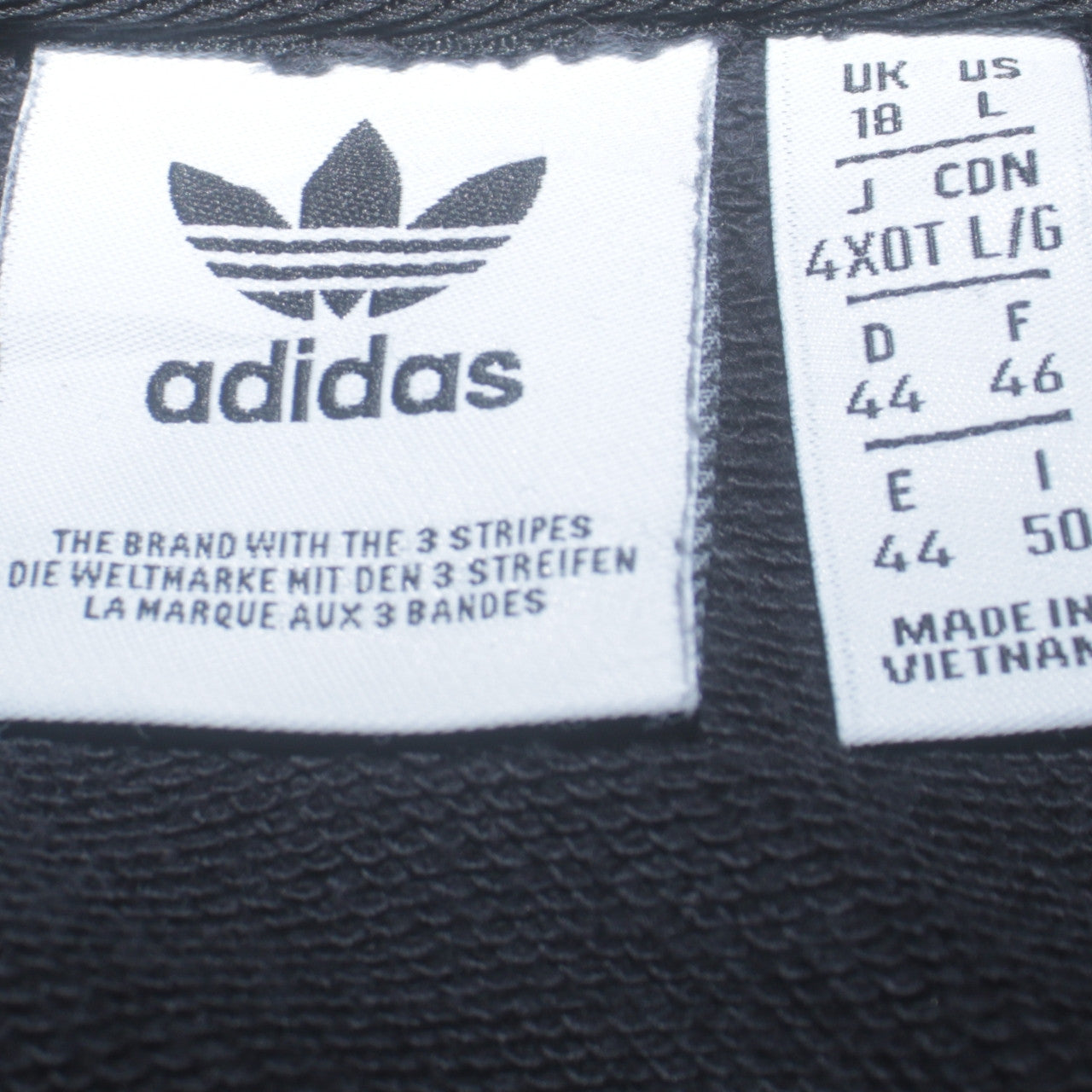 adidas Women's Black Crew Neck Pullover Sweatshirt Size 18
