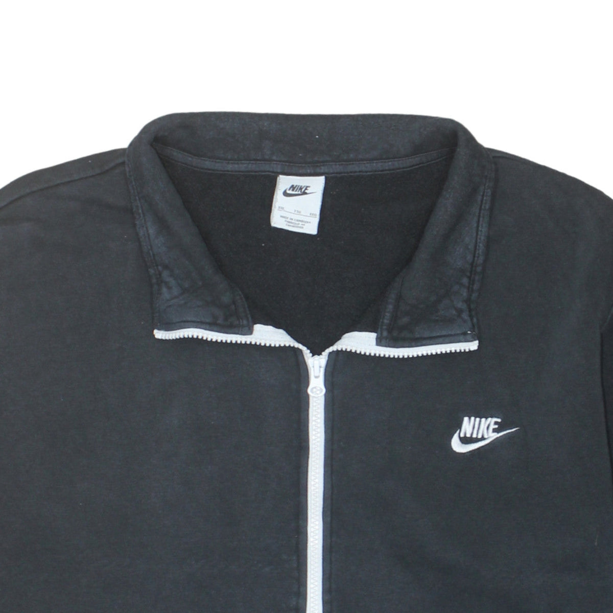 Additional view of Nike Men's Black 1/2 Zip Fleece Sweatshirt 2XL Regular Fit