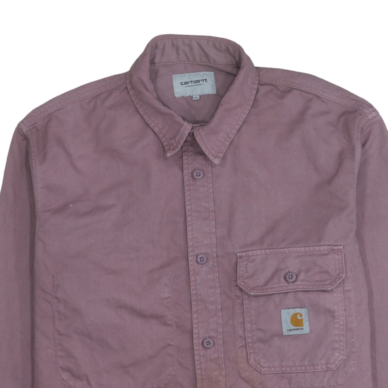 Carhartt WIP Men’s Purple Cotton Reno Shirt Jac L Workwear Jacket