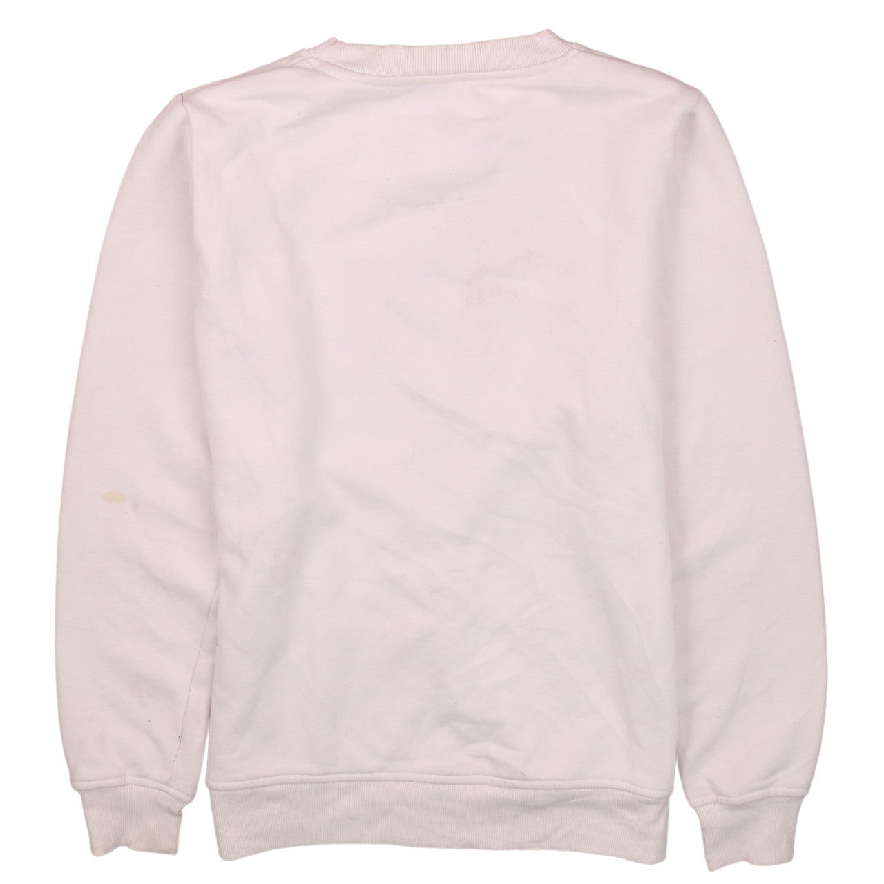 Kappa Men's White Small Logo Crew Neck Sweatshirt