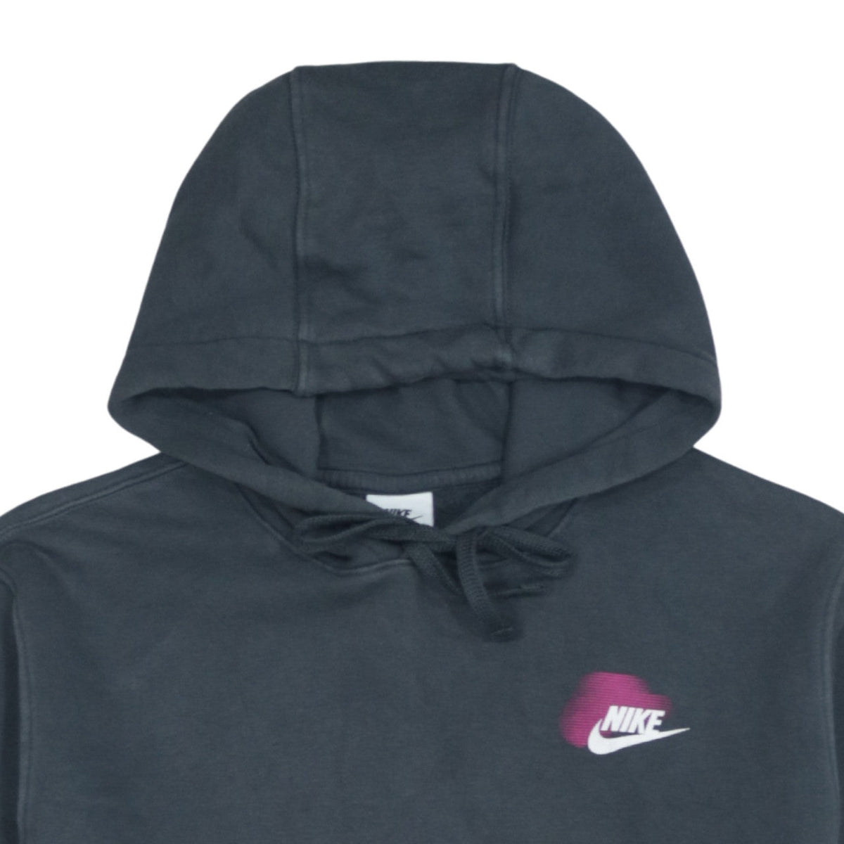 Additional view of Nike Women Black Small Pullover Hoodie Cotton Blend Sportswear