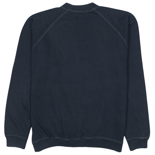 Lee Men's Blue Pullover Sweatshirt Size L Classic Crew Neck