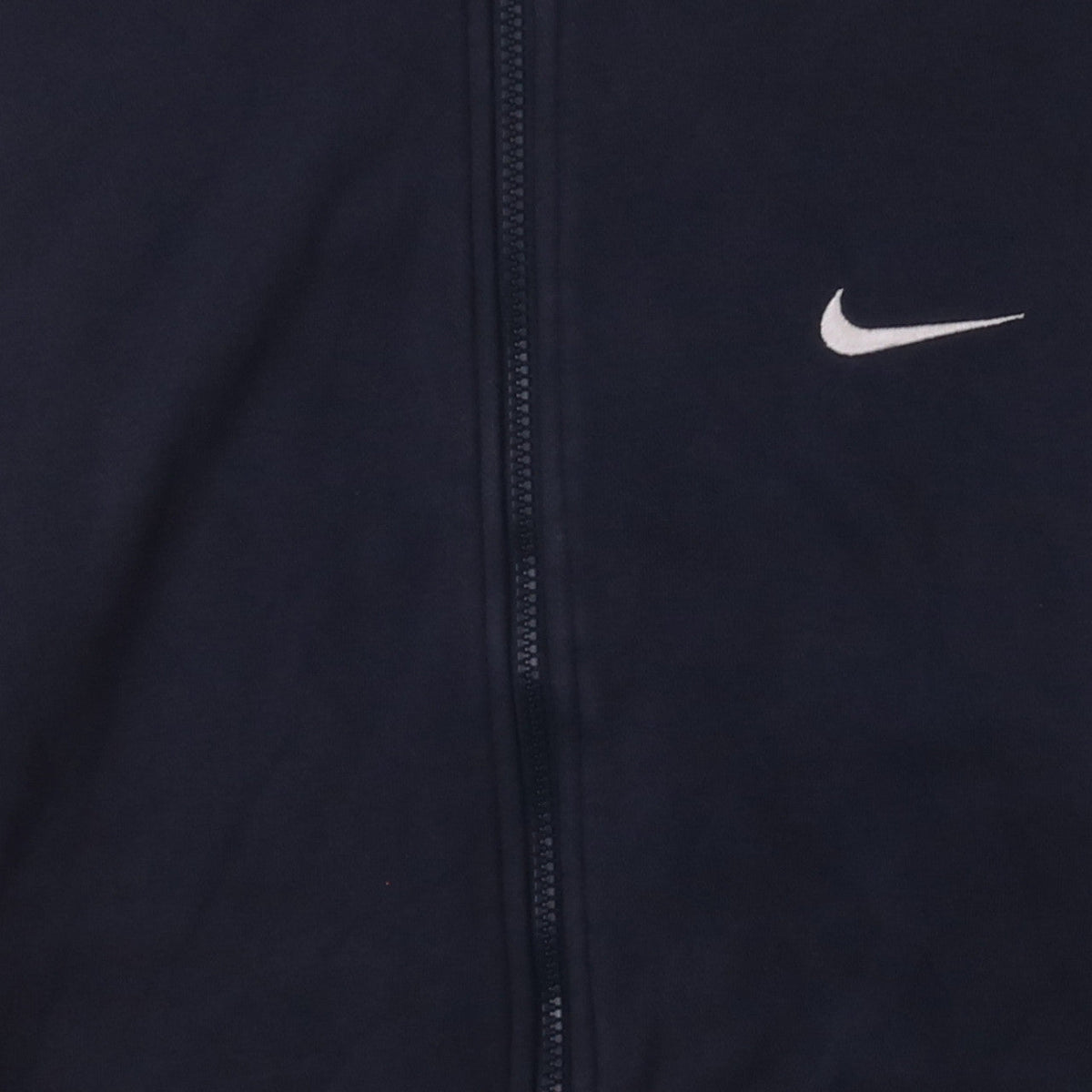Additional view of Nike Men's Blue Full Zip Hoodie, size L, Sports Fleece Sweatshirt