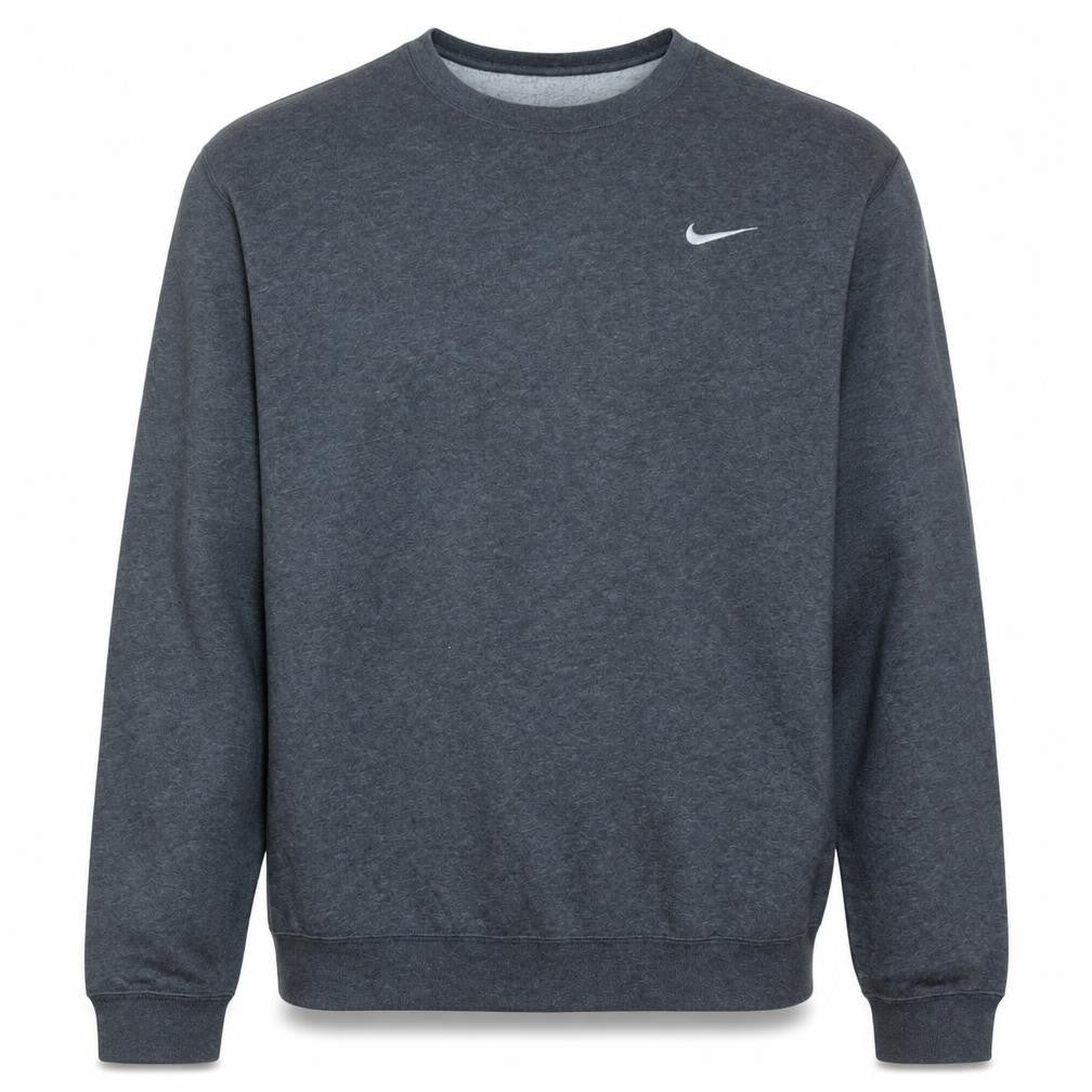 Nike Men’s Grey XL Pullover Crew Neck Logo Sweatshirt