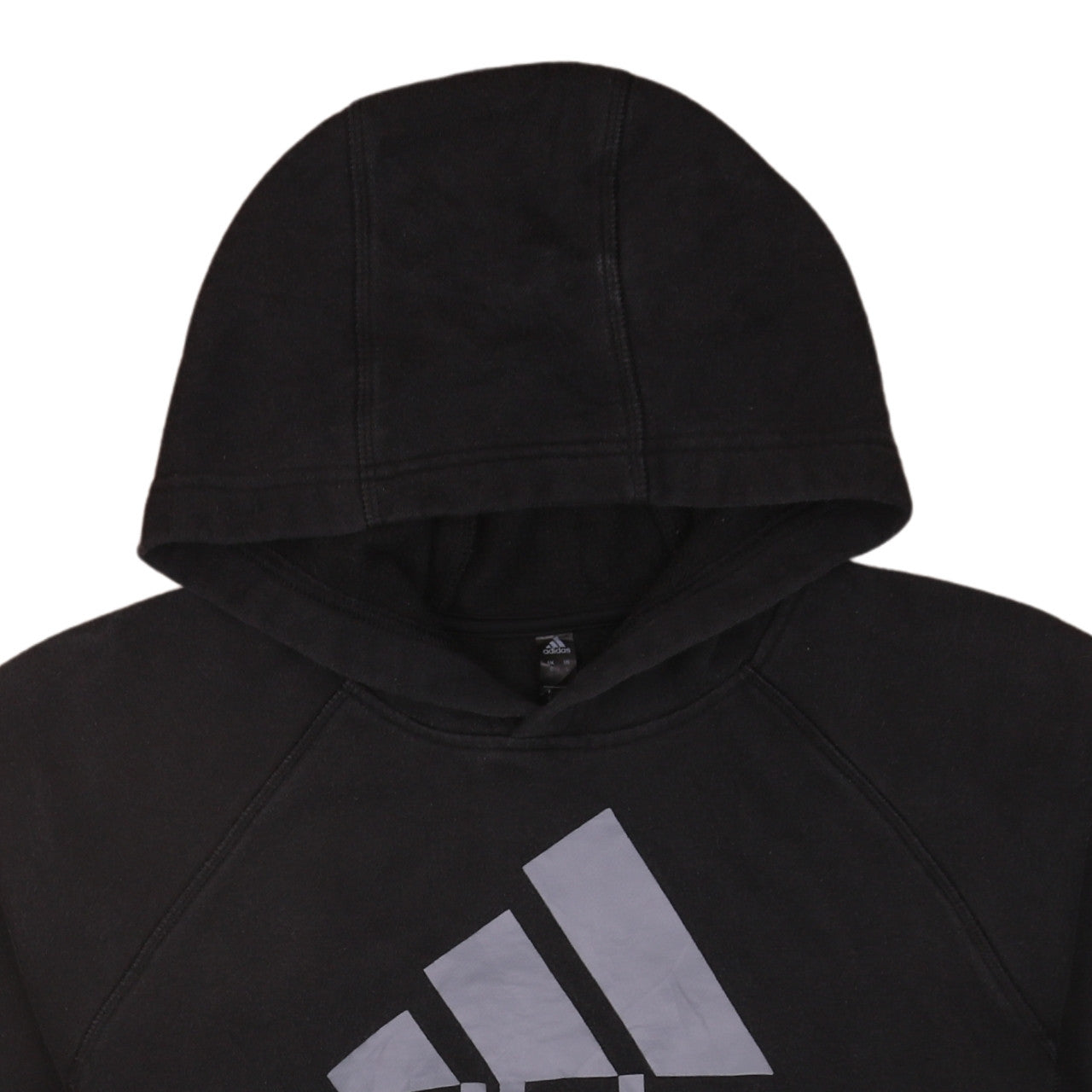 Adidas Men’s Black Small Pullover Hoodie with Logo Graphic