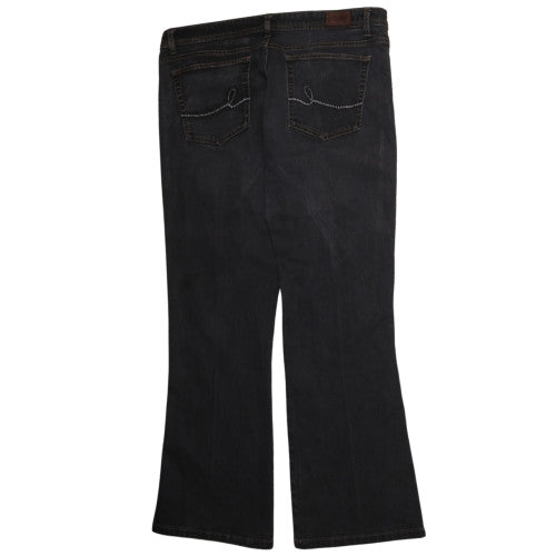 VF Jeanswear Women's Black Bootcut Stretch Denim Jeans Size 16