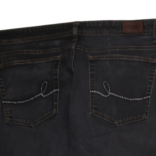 VF Jeanswear Women's Black Bootcut Stretch Denim Jeans Size 16