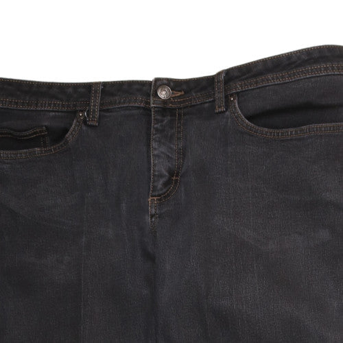 VF Jeanswear Women's Black Bootcut Stretch Denim Jeans Size 16