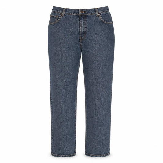 L.L.Bean Women's Blue Straight Leg Petite Jeans Size 12