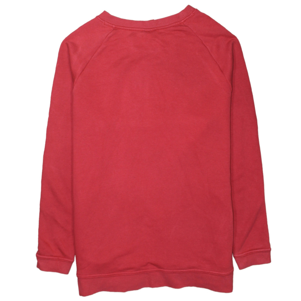 Nike Men's Red Crew Neck Graphic Logo Pullover Sweatshirt Size L