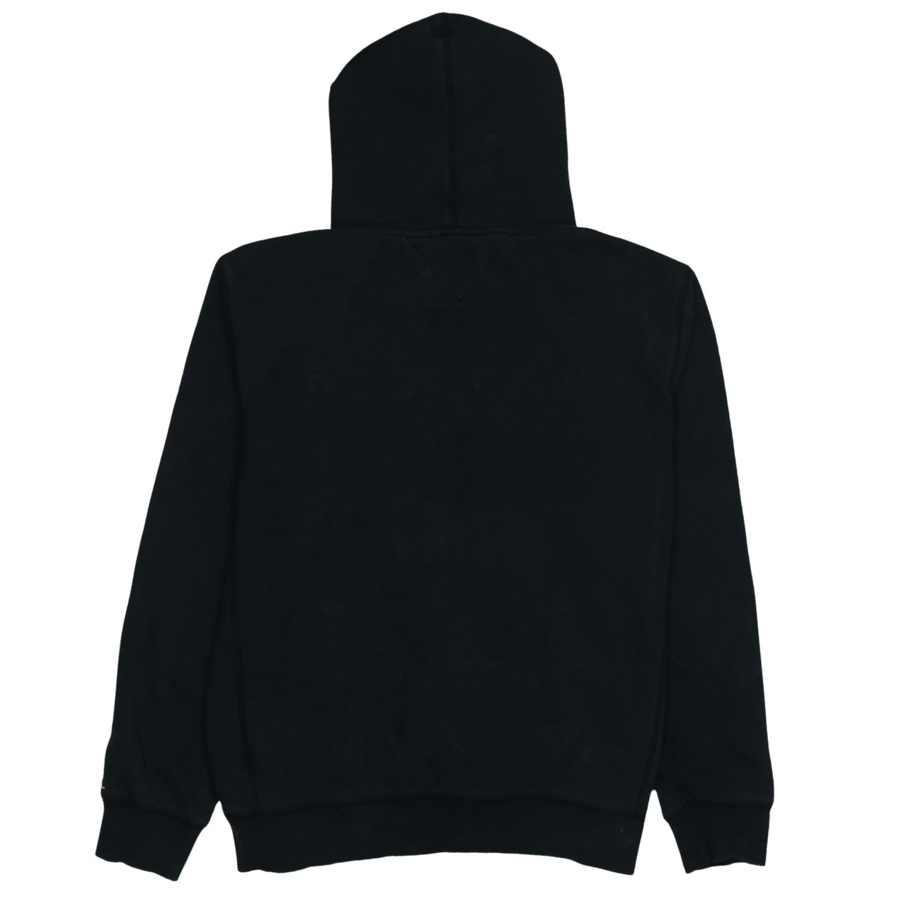 Tommy Hilfiger Men's Black L Pullover Hoodie Graphic Logo Sweatshirt